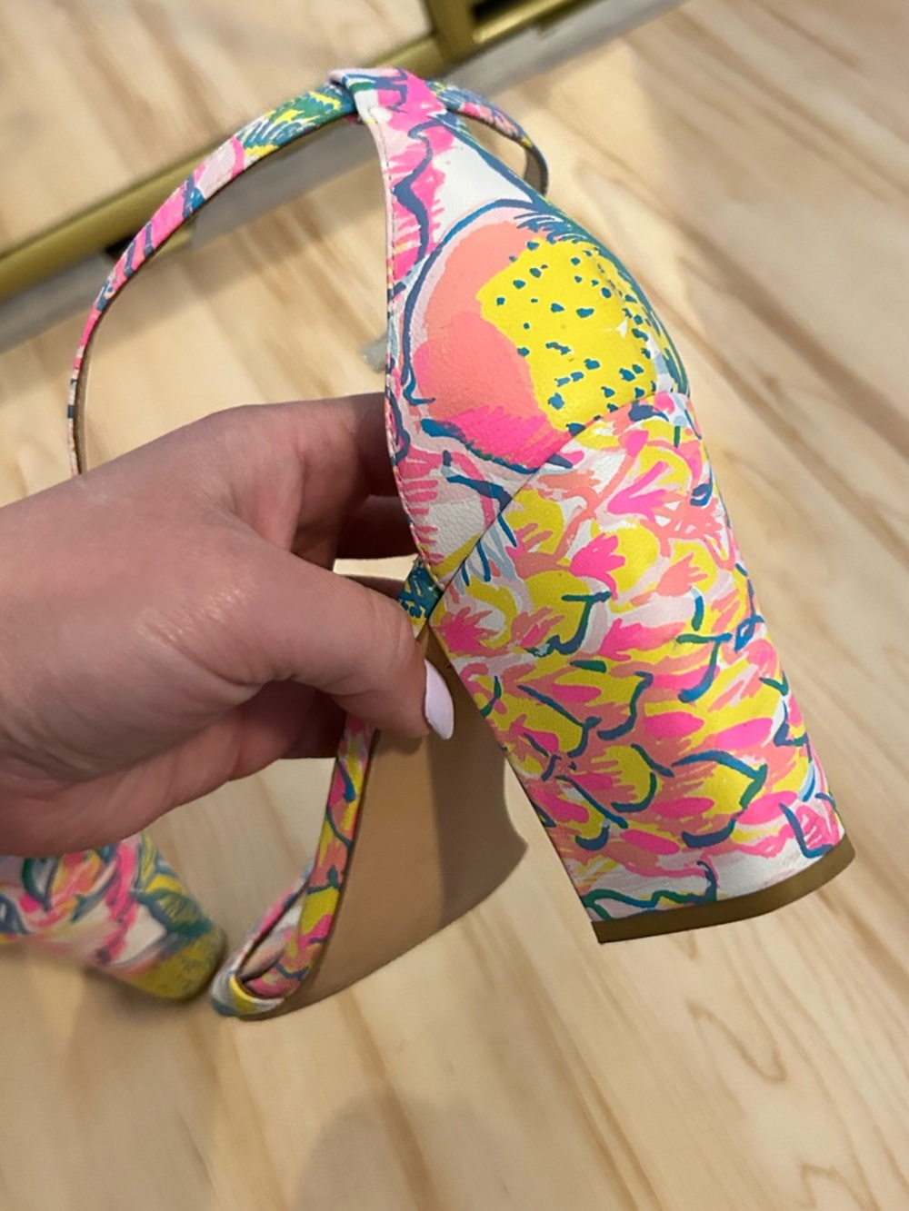 🩷🍋VGUC Lilly Pulitzer heeled sandals - Picture 5 of 9